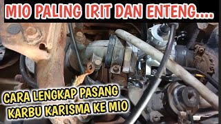 Cara Lengkap Pasang Karbu Karisma Ke Motor Mio