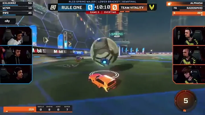 the Most INTENSE Overtime ever! #rocketleague #zenrl #rlcs #shorts