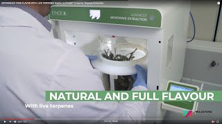 EXPERIENCE TRUE FLAVOR WITH LIVE TERPENES thanks to ETHOS X line for Terpene Extraction