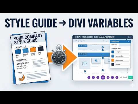 Import Divi 5 Design Variables from Any Style Guide