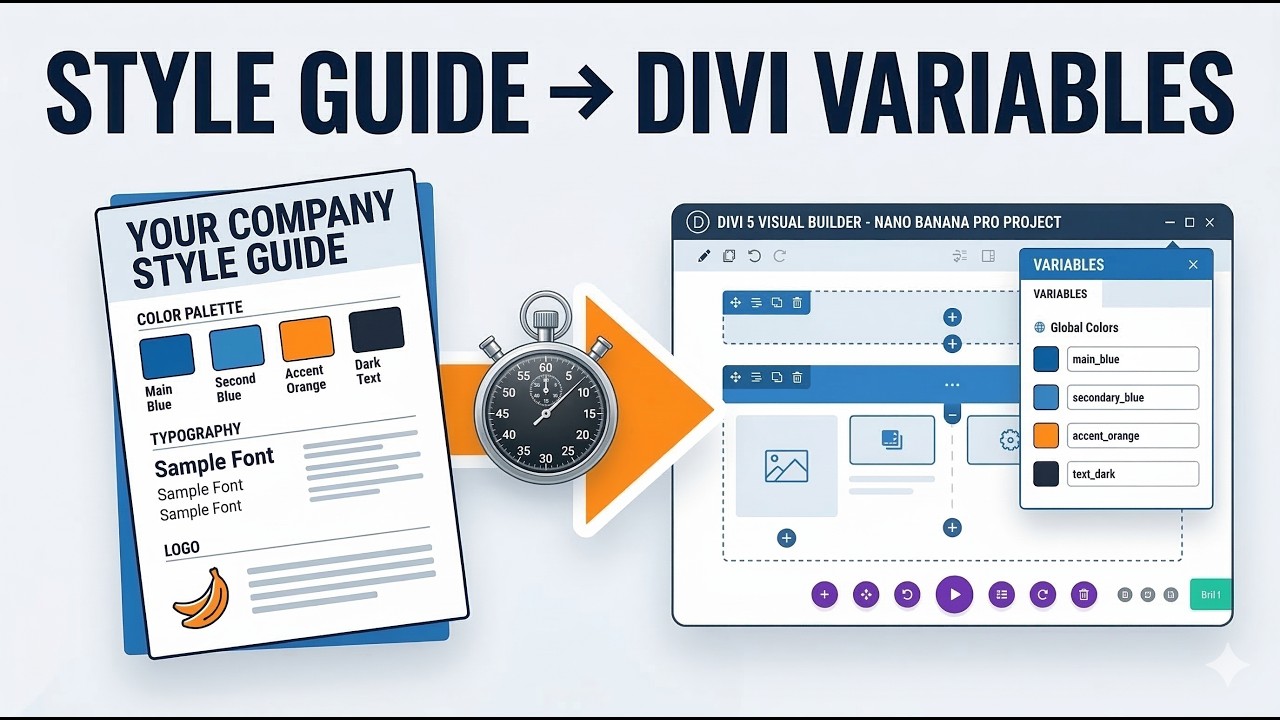 Import Divi 5 Design Variables from Any Style Guide - YouTube