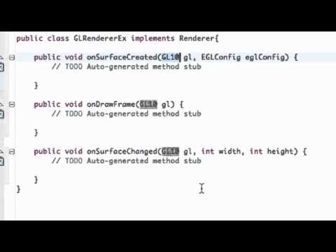 Android Application Development   169   OpenGL Renderer Basics