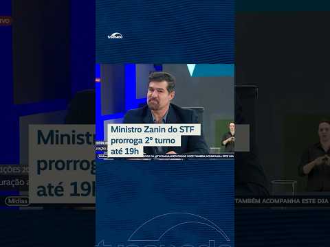 Zanin prorroga horário das eleições do segundo turno #shorts