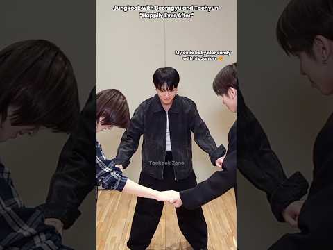 Jungkook With Beomgyu And Taehyun Happily Ever After Dance Challenge Bts Taekookzone