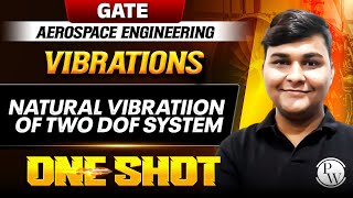 Vibrations : Natural Vibration of Two DOF System One Shot | GATE Aerospace Engineering