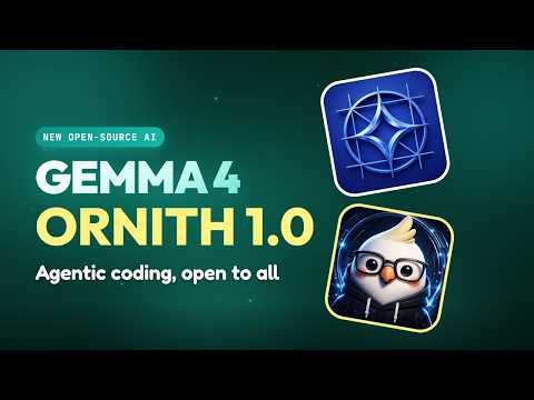 Ornith 1.0：エージェントによるコーディングを実現するGemma 4ベースのオープンソース・コーディングモデル