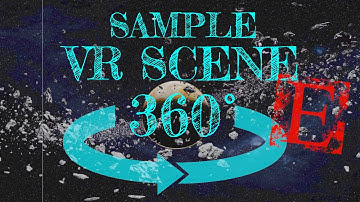 VR 360 Experience - UFO part 3: Starfield - Eevee 4k mono