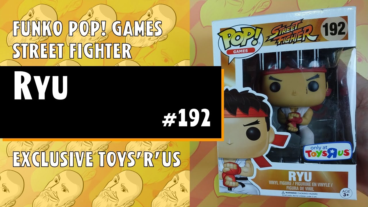 Funko Pop Games: Street Fighter - Ryu - #192 - Exclusive Toys R Us