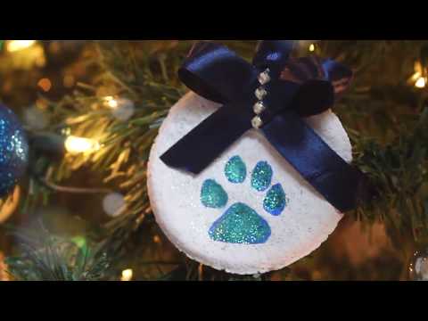 DIY Christmas Ornament | 3-Ingredient Dog Paw Print Keepsake
