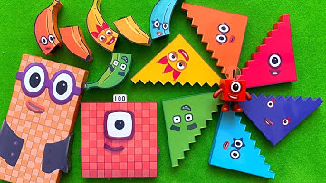 Looking for Numberblocks NEW 200 115 Puzzle Tetris Shape | ASMR chirping of birds