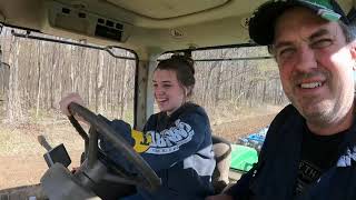 Sarah and Andrew Chisel plowing and shop repairs