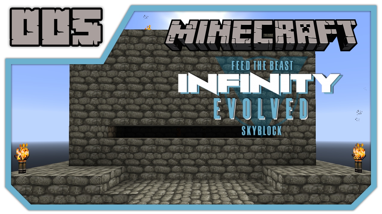 Let's Play FTB Infinity Evolved Skyblock - Part 5 - Der erste Mob ...