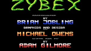 Zybex (Atari 800XL) | 1988 | Walkthrough | HD 720p60