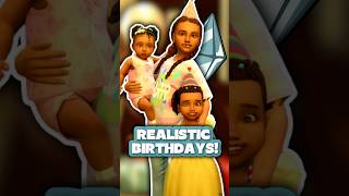 NEW Sims 4 mod! Better Birthdays by AnnaSiims 🎉👀 #thesims4 #sims4mods