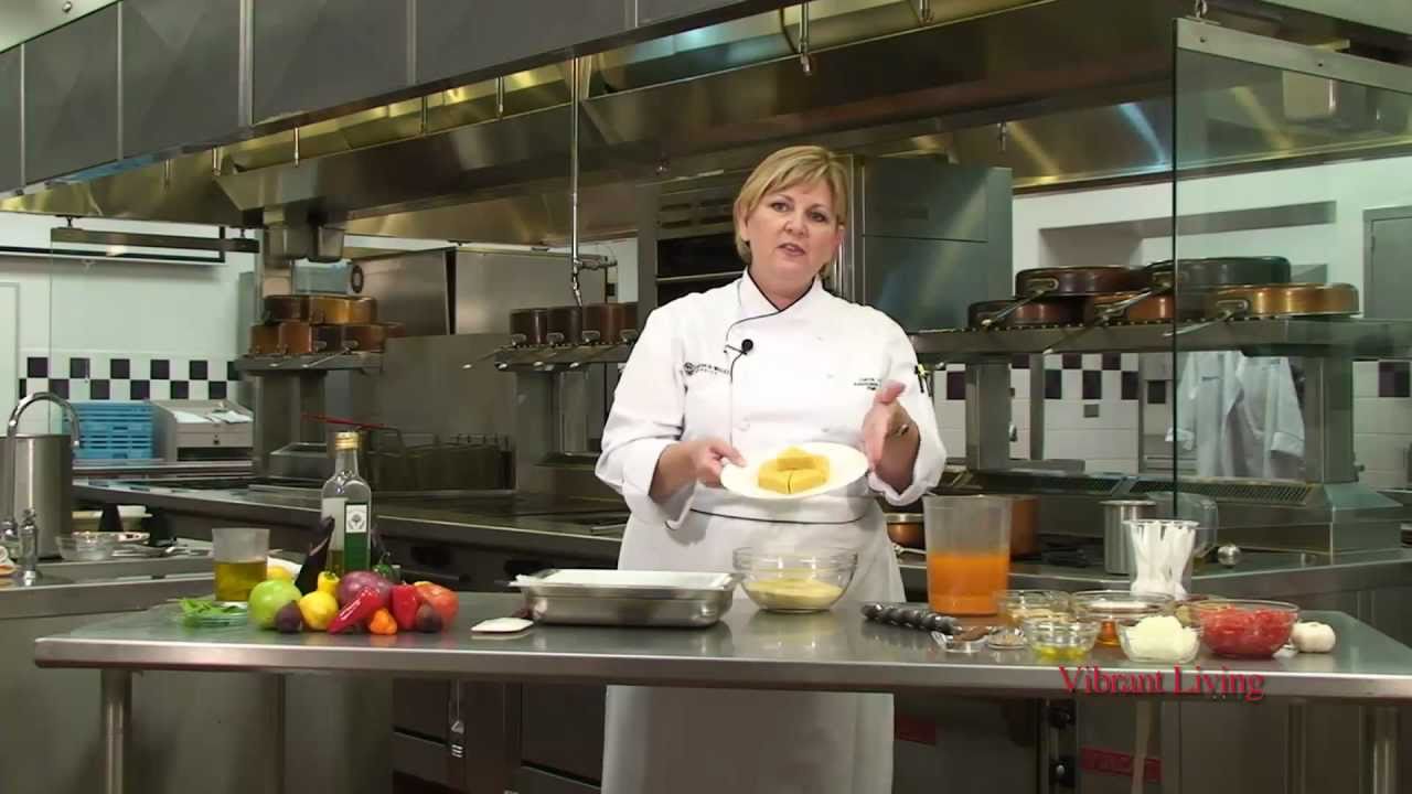 Making polenta cakes