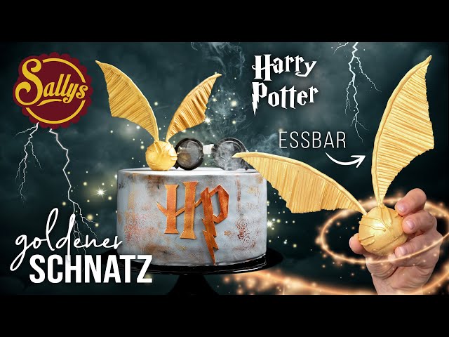 Der Goldene Schnatz. Ein Harry-Potter-DIY aus Weihnachtsschoki.