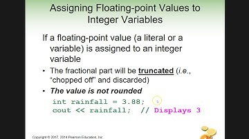 C++ Chapter 2, Section 2.9 Floating Point Data Types - Gaddis