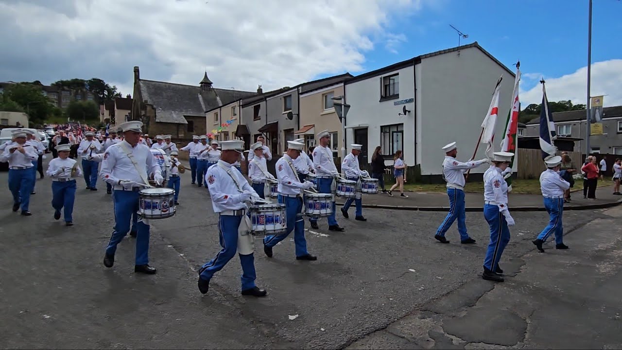 Harthill Loyalists flute band at East of Scotland Boyne celebrations Bo