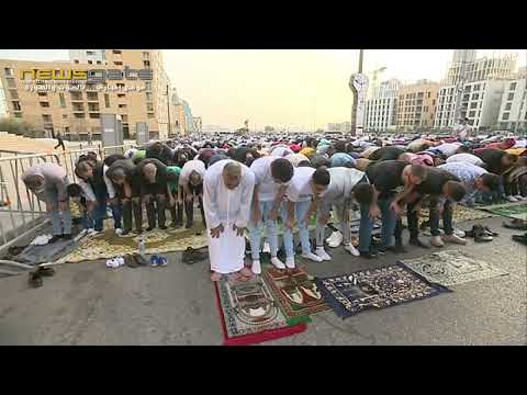 مراسم صلاة عيد الفطر في جامع محمد الامين بحضور الرئيس ميقاتي 