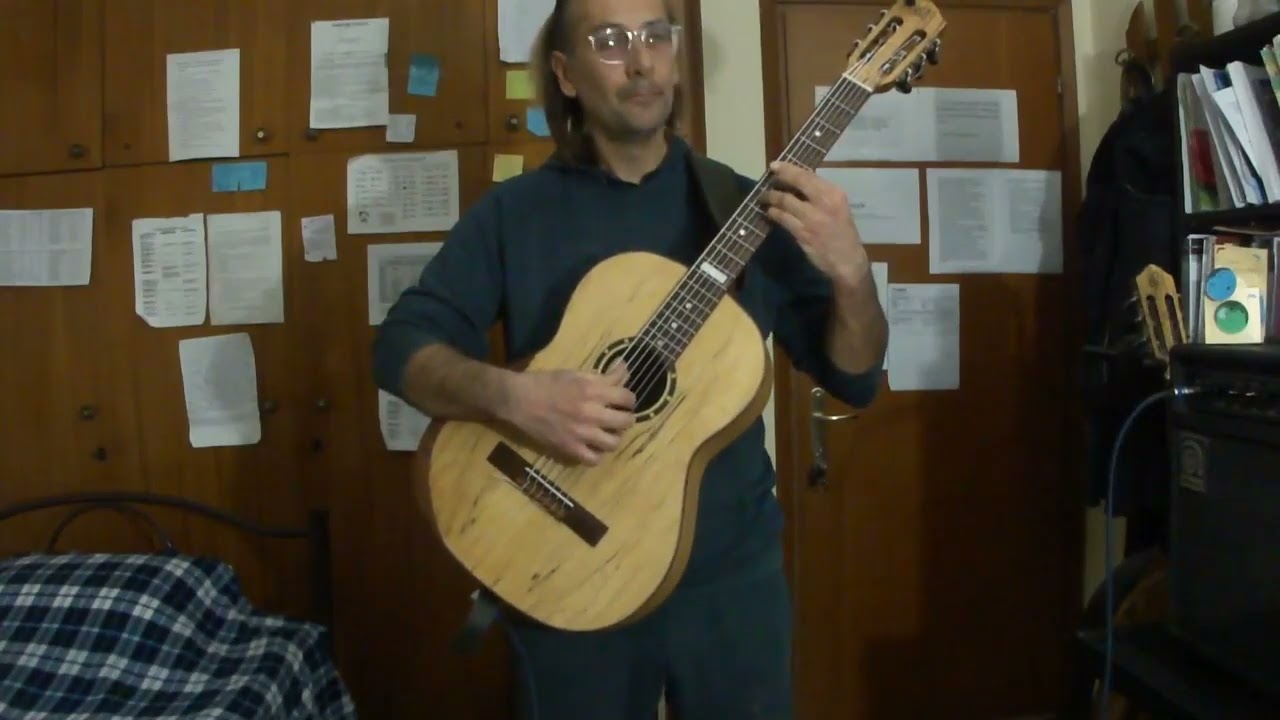 Κεμάλ Αλκίνοος Ιωαννίδης 2000 Guitar cover with modified bass VI by Soulis81