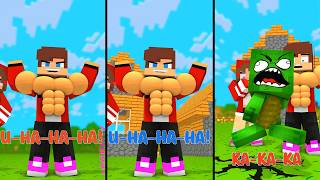 When JJ and Mikey Showing Power Of Laugh_KA-KA-KA-KA! - Maizen Minecraft || The Minecraft Hub