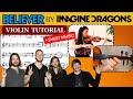 "Believer" by Imagine Dragons - Easy Violin Tutorial + sheet music