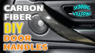 วิธีเปลี่ยนการตกแต่งภายในรถเป็นคาร์บอนไฟเบอร์ (การถลก/ห่อด้วยคาร์บอนไฟเบอร์) [DIY]