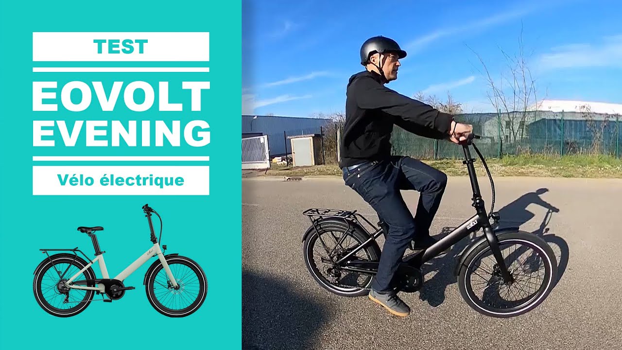 Eovolt Evening, test and review of the folding electric bike 