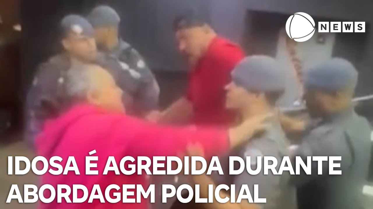 Idosa é agredida durante abordagem policial em Barueri (SP)