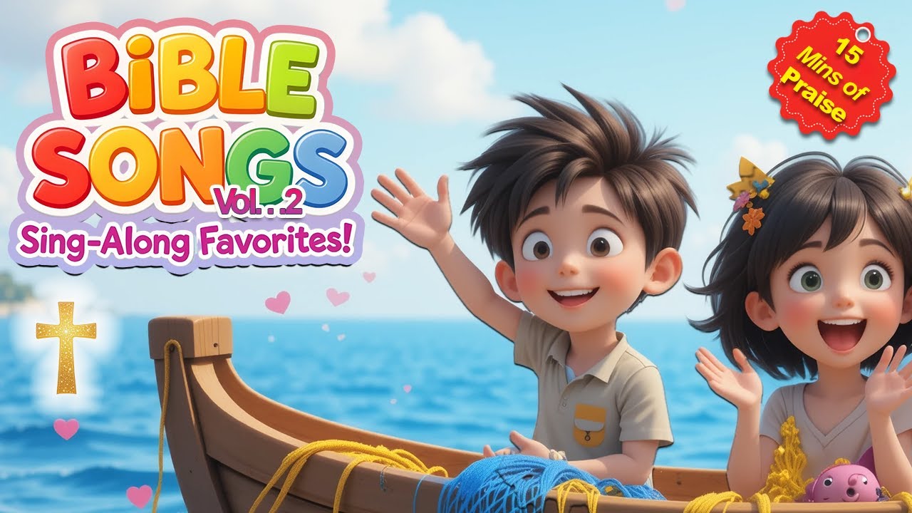 Top 7 Sing-Along Bible Songs for Kids -Vol. 2 | Joyful Christian Music ...