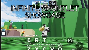 Infinite gauntlet showcase! ( INFINITE SCRIPT FIGHTING )