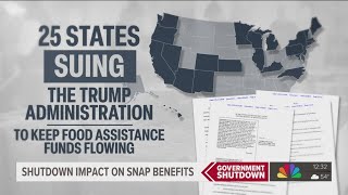 Dozens of states sue USDA over looming SNAP benefits halt