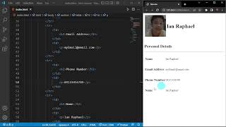 Making Resume with HTML | Tagalog