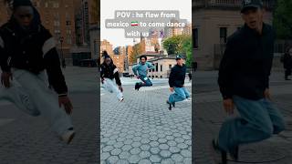 he took a flight to nyc from mexico to dance 🕺🏽🔥 #inspiration #Dance #shorts #litefeet #getlite