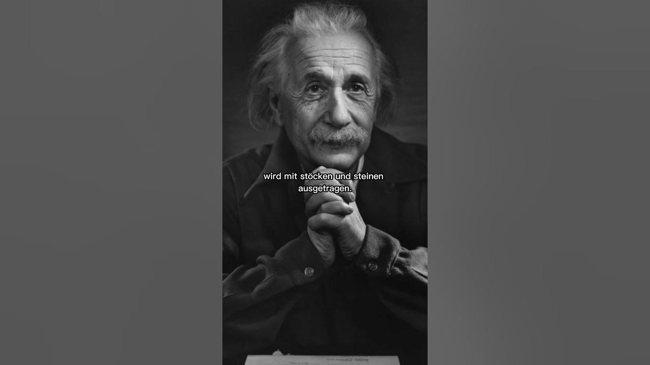 Albert Einstein „Ich bin mir nicht sicher" alberteinstein alberteinsteinbestquotes YouTube