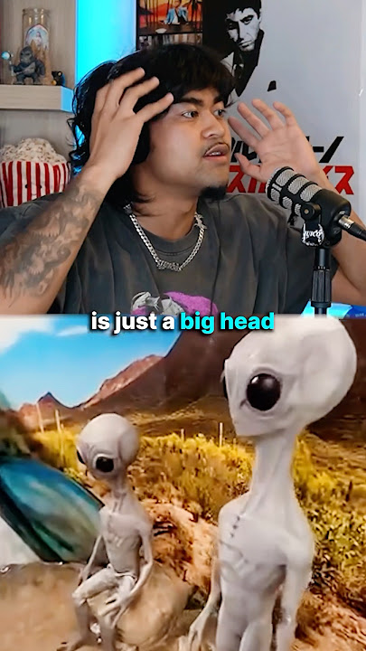 HE WAS ABDUCTED BY ALIENS 😱 EP.201 @jumpersjump #podcastclips #aliens #theory #shorts