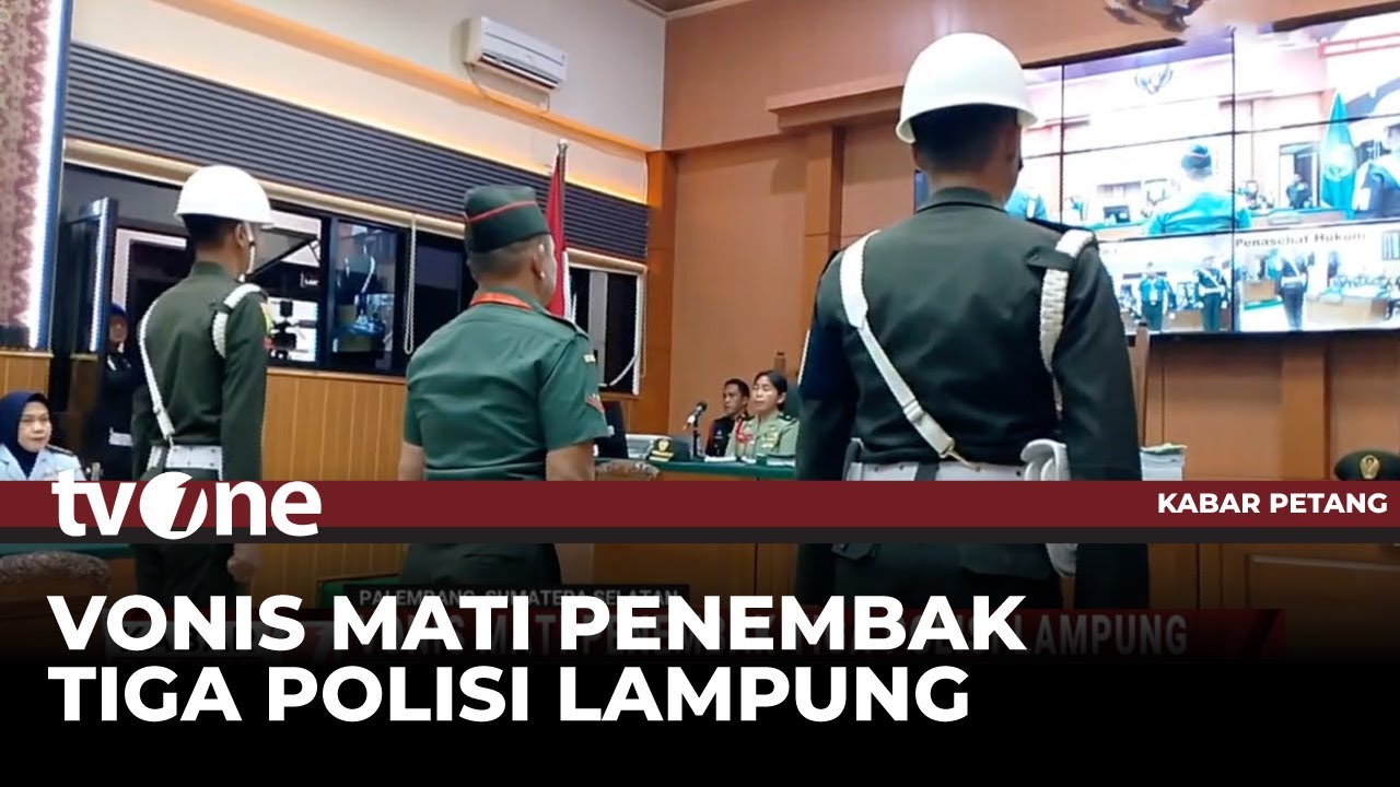 Kopda Bazarsah Penembak 3 Polisi Divonis Hukuman Mati | Kabar Petang tvOne