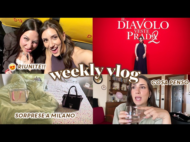 UNA SETTIMANA INISIEME A ME ❤️ tra red carpet, recensioni oneste e doppia partenza 💐 Weekly Vlog