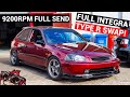 🐒 HONDA CIVIC EK K20 REVIEW - FULL INTEGRA TYPE R DC5 SWAP