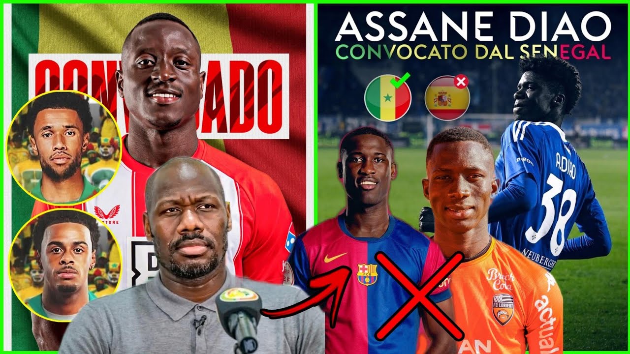 😱Du jamais vu: Assane Diao et cie convoqués suscite colère et jalousie ...