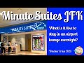 We Stayed in a Private Airport Lounge Overnight - Minute Suites Express JFK Review