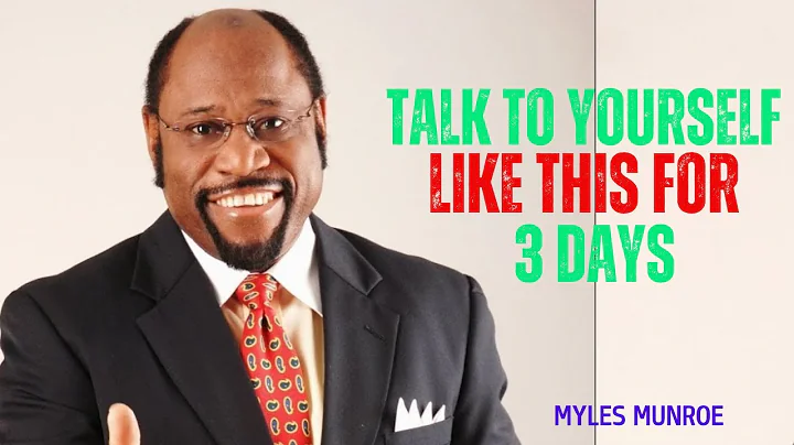 TALK YOURSELF LIKE THIS FOR 3 DAYS || MYLES MUNORE || BEST MOTIVATIONAL SPEECH