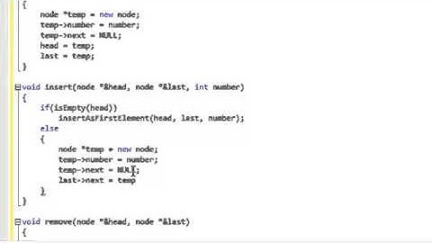 C++ Tutorial Linked Lists, adding, removing, displaying