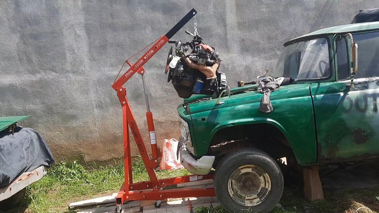 Sacando el motor de la toyota stout 5r (mi tigre 🐅 ) 