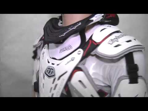 Troy Lee Designs 5955 Chest Body Guard-White-L 2018 Shock Doctor BG5955 Troy Lee Designs 5955 Chest Body Guard-White-L 2018 Shock Doctor BG5955