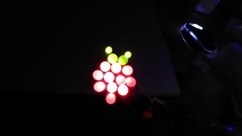 Raspberry Pi Logo LED Matrix using STM32F4 Discovery