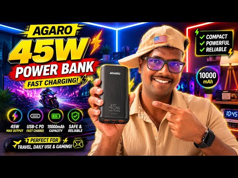 😱 இத நான் எதிர்பார்க்கல⁉️ AGARO Ignite 45W Power Bank Review Tamil 🔥