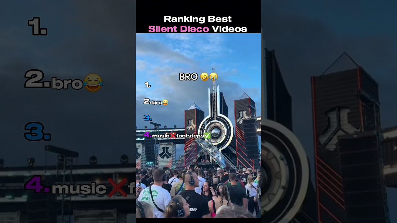 Ranking Best Silent Disco Videos😭 
