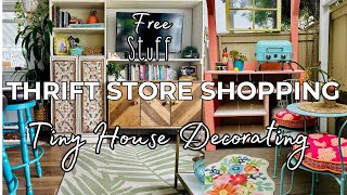 Tiny House Decorating /  thrift store bargains / free dumpster decor!