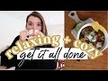 Declutter, clean + cook with me! PEACEFUL + PRODUCTIVE Day In My Life | ENCOURAGEMENT + MOTIVATION